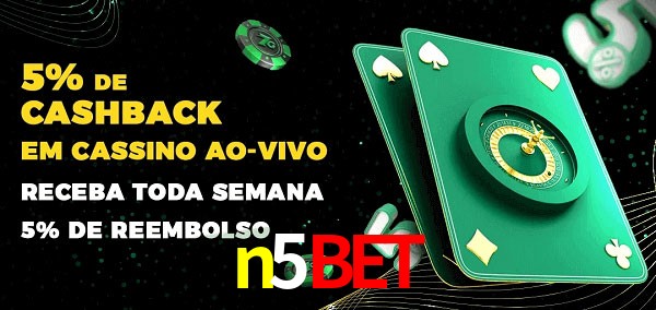Promoções do cassino ao Vivo n5bet